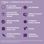 Astroglide X Silicone Based Sex Lube Gel (3 oz.) | Waterproof & Long-Lasting Personal Lubricant Gel | Condom Safe | Not Made with Parabens or Glycerin | Intimate Lube for Couples, Men and (Pack of 2)