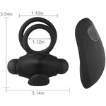 Vibrating Male Cock Rings Penis Vibrator With 10 Vibration Modes Clitoral Stimulator Silicone Delayed Ejaculation Rings For Stronger Erection Enhancing Pleasure
