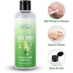 Aloe Personal Lubricant, Organic Water Based Long Lasting Lube For Sex, Sexual Lubricant For Sensitive Skin 8 Oz- Paraben Free