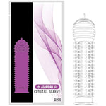 New Reusable Sleeves 666 Girth For Men Extender Enlarger Extension Enhancer Ball Stretch Sleeve Girth Best Gift-(Transparent-5Pcs)