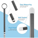 Lubricant Lube Applicator Syringes, Lubricant Tube Shooter With Smooth Rounded Cap For Men, Women & Couples, Reusable, Easy Use & Clean [10Ml Scales] (White & Gray)