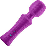 Mini Ultra Wand Vibrator Sex Toy - Travel-Size Silicone Adult Toy With Flexible Head & Internal Vibration Dampener To Prevent Hand Vibrating - 10 Patterns, Boost Mode, 100% Waterproof (Mini, Purple)