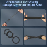 7 Pcs Silicone Penis Ring Set Sex Toys For Men,Men'S Erection Sex Aid Men’S Shaft For Erection Enhancing, Soft Stretchy Male Sex Toys, Adult Toys For Couples Pleasure(Black)