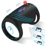 Male Penis Sleeve Sex Toys, Cock Ring 10 Powerful Vibration Mode Adult Toys, For G & P Spot Anal Clit Stimulation, Penis Enhancer Sleeve For Men Solo Erection & Extender Sex Games (Black)