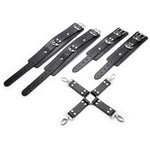 Bdsm Sex Bondage Set With Handcuffs Thigh Cuffs Sm Restraints Cross Buckle With Cuffs Adult Erotic Sex Toys Sm Games Sex Toys For Couples Restraints