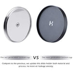 4.5'' Suction Cup Adapter With Kliclok System, Updated Universal Dildo Holder (Black, 4.5 Inches)