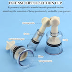 3 Pcs Set Clit Nipple Twist Suckers, Adjustable Manual Vacuum Suction Cup For Couples Play More Sensitivity, Sm Sex Toys Flirt For Women Men Extreme Love (Diameter: 2 Pcs 1.5" + 1 Pcs 0.78")