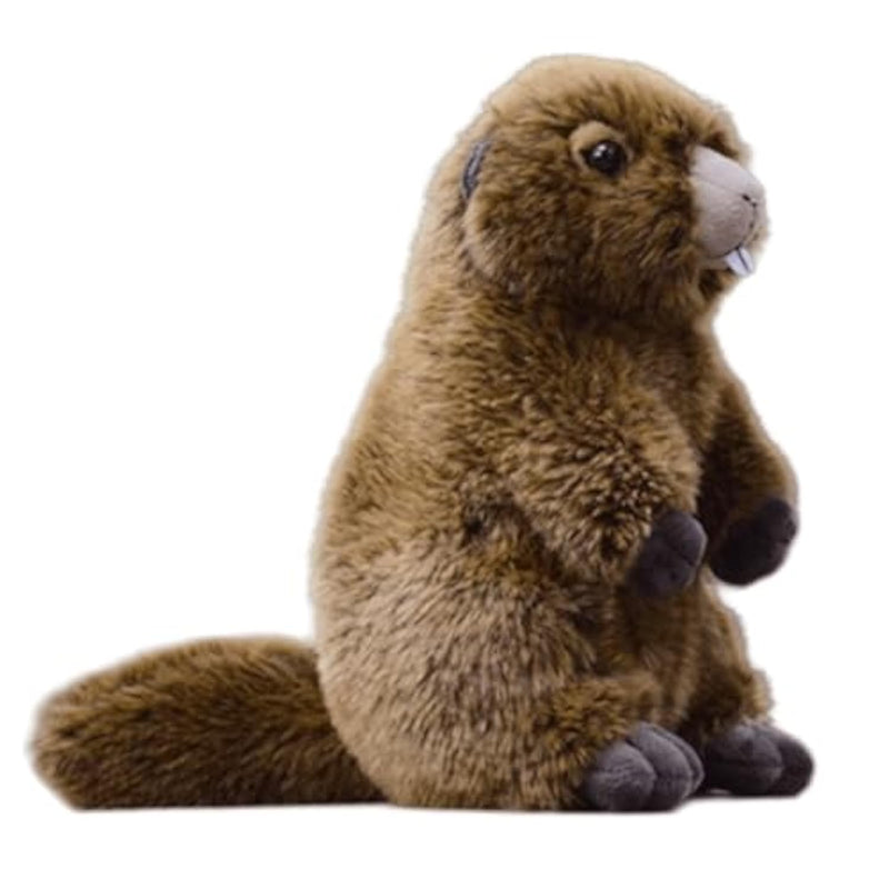 Realistic Groundhog Plush,Super Soft Groundhog Plush,Girl Toys,Gift For Kids Brown 9 Inch