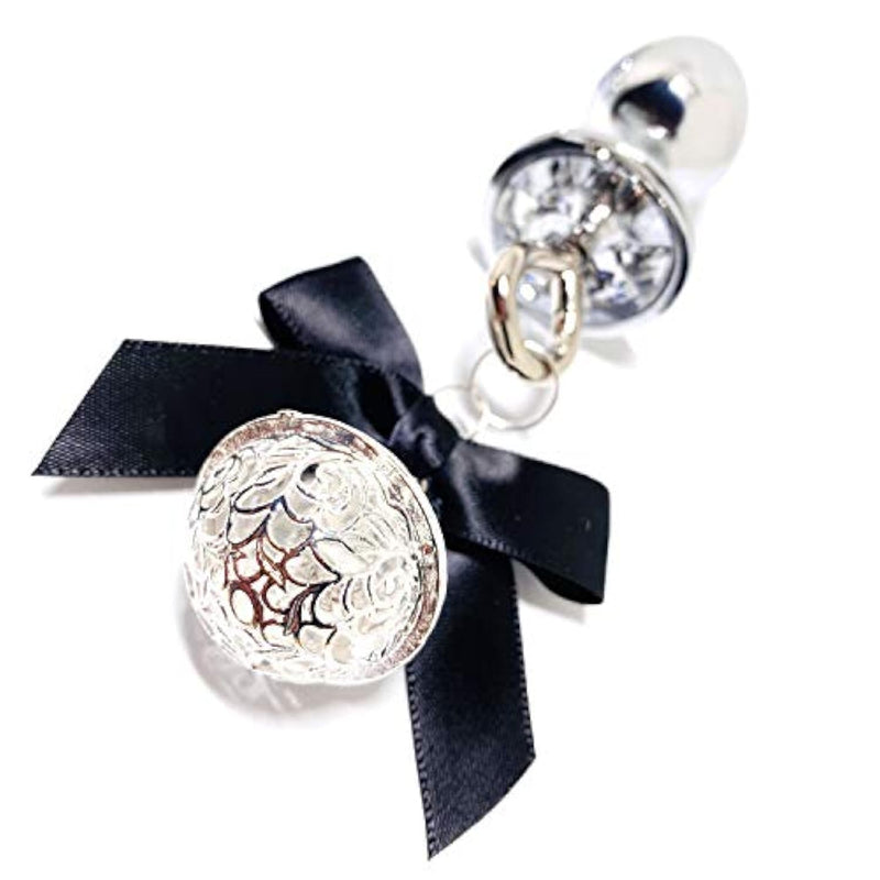 Hollowed-Out Sex Toys Flower Bell Anal Plug Erotic Products Delicate Bow Metal Anal Plug