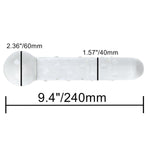 Huge Ball Glass Dildo Large Dotted Crystal Penis Sex Pleasure Wand For Vaginal G-Spot Anal Sex Toy