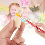 100 Pack Unfinished Wooden Peg Dolls, 2 Inch Peg People for Painting & Craft Projects