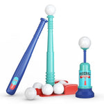 Kids T-Ball Set with Adjustable Tee & Pitching Machine, Ages 1-8