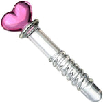 Glass Dildo Crystal Penis Glass Pleasure Wand Female Masturbator Sex Toy,Novelties Glass Dildo Crystal Penis Glass Wand G-Spot Stimulation Female Masturbator For Women And Couples(Style 4)
