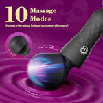 Vibrator Wand Anal Plug Sex Toys - Clitoral G-Spot Wand Vibrators With 10 * 10 Vibrating Modes For Vaginal Stimulation And Prostate Massager, Waterproof Adult Sex Toy For Women Sexual Pleasure