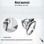 Stainless Steel Male Penis Chastity Device Tease Cock Cage Locked Penis Exercise Bdsm Bondage Fetish Sex Toy For Men, 40Mm, Silver