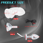 Metal Analplugs For Anal Dilatation Training Male Cock Cage Chastity Device Electrical Penis Sleeve Adult Electric Shock Sex Toy Set