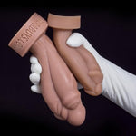 Silicone Realistic Three Friends Dildo - Large Thick Dildo With Strong Suction Cup For Advanced Players - Realistic Dildo For Sensual Pleasure, Suitable For All