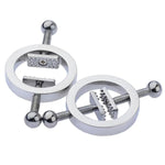 Women's Adjustable Metal Nipple Clamps Body Jewelry Set