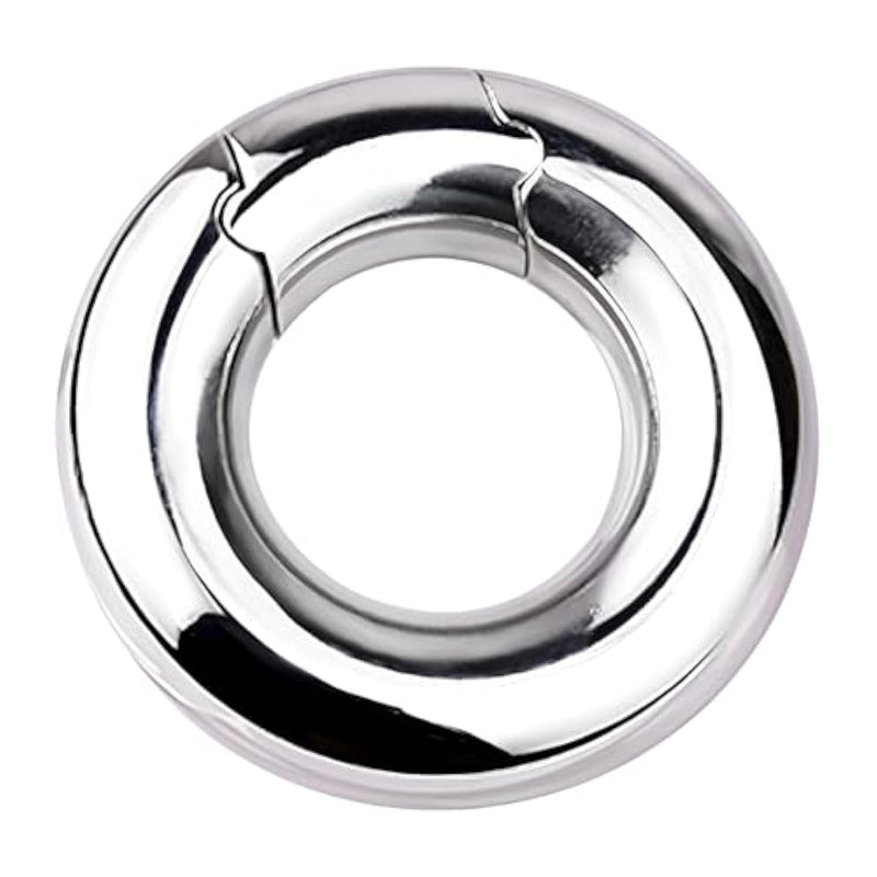 Cock Ring Metal With Spanner Penis Rings In 4 Sizes Stainless Steels Pleasure Cocking Adult Sex Toys Games For Men Scrotal Training (L)