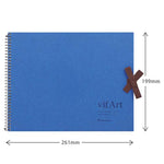 Maruman VifArt Watercolor Art Book, F2, 7.83" x 10.28", Fine, Blue