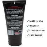 Adammale Masturbation Cream, Ultra Thick Water Based Lube For Men, Liquifies With Heat And Friction, Long Lasting Non Drying Formula, Personal Stroker Lubricant, Massage Cream, 5 Oz Tube