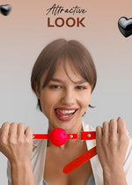 Fuzzy Handcuffs for Grownups Bedroom, Sex Spanking Whip for Play, Breathable Mouth Gag Gagger Ball, Adult Tickler and Sex Blindfold - 5pcs BDSM SM Starter Kit Restraints Set