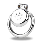 Upgraded Stainless Steel Male Chastity Device With Dark Lock Design