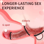 Pocket Silicone Penis Rings Kit, 3 Different Sizes Cock Rings Set Sex Toy For Men (Black)