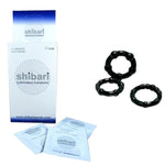 Male Condoms 12 Count, Cock Rings For Men (3 Pack) Bundle