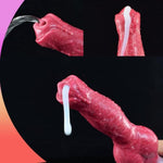 Simulation Squirting Dildo 8.26 Inches Strong Suction Cup Fantasy Knot Dildo Toys For Men And Women