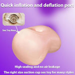 Sex Toys Sex Chair Inflatable Bouncy Pillow With Realistic Thrusting Silicone Dildo Adult Anal Toy With Strong Suction Cup For Couples Women Flesh Color