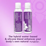 Silk Intimate Lubricant, Travel-Size - Hybrid Silicone & Water-Based Lube For Women, Men & Couples, Hypoallergenic, Unscented, 2 Fl Oz