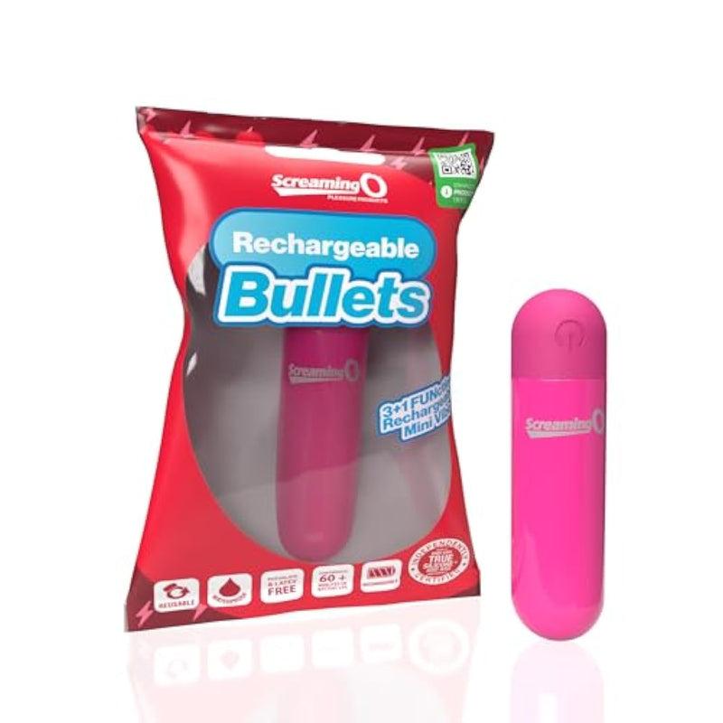 Mini Bullet Vibrator For Women – Pink Usb Rechargeable Clit Stimulator, Waterproof, Body-Safe Silicone, Discreet Travel Vibrating Toy