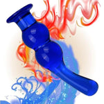 Crystal Glass Anal Butt Plug Trainer with Large Base for GSpot Stimulation and Masturbation