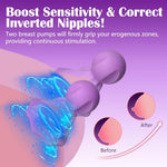 Silicone Clitoris Pump Clit Suck Pussy Sucker Licking Toy,2 Pack Easy Grip