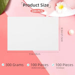 100 Pcs Watercolor Paper, 8.5 x 11 Inch, 140 lb 300 GSM Cold Press