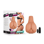 Amanda'S Lusty Bottom - 2 Pound Soft Realistic Ass & Pussy Stroker - Ribbed Dual Hole Vaginal Male Masturbator With Remote Vibrator For Intense Pleasure - Sex Toy For Men - Latin