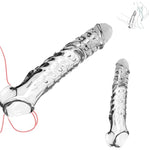 Penis Sleeve Cock Sleeve Sex Toys For Men, Transparent Penis Extender Girth Extension Enhancer For Men,Male Sex Toys Sex Game With Penis Extension Penis Pump, Penis Enlargeradult Sex Toys For Couples