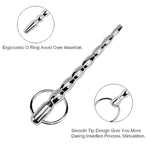 Stainless Steel Urethral Sounds Plug Catheter Sounds Penis Plug Hollow Urethral Dilator For Men Urethral Stimulation Masturbation Sex Toy (5.51Inch)