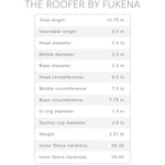 The Roofer By - Realistic Dual Density Silicone Dildo, 9.0 Inches Insertable (Medium Skin)