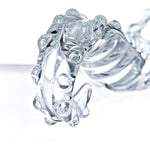 Glass Dildo Clear Crystal Anal Dildo Sex Toy, 6 Inch Small Tongue Dildo G-Spot Stick For Anal Vaginal Prostate Massage, Cute Dildo For Men/Women/Beginners Pleasure Wand