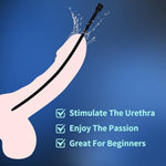 Extra Long Urethral Sound Plugs for Men - Medical Grade Silicone, Waterproof, and Durable