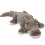 46 Inch Giant Alligator Stuffed Animal, Soft Large Alligator Plush Pillow Toy, Big Stuffed Crocodile Gifts For Kids Boys Girls