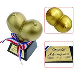Boob Trophy Adult Sex Novelties,Gold Titty,Realistic Breast Sex Toys