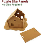 Christmas Foam Gingerbread House Kit 6 Pack Bulk Holiday Craft for Kids DIY Activity Arts and Crafts