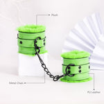 Sm Sex Bondage Kit For Couples Leather 5 Pcs Restraints Set With Handcuffs, Feather Tickler, Blindfold, Spanking Paddle And Horse Whip Adult Men Women Toy