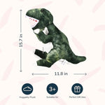 Dinosaur Stuffed Animal – Soft And Snuggly Dino Plush Toy Set – Includes 1 Large Dinosaur Plush With 6 Baby Dino Plushies – Super Soft, Skin-Friendly, And Non-Fade Cuddly Stuffed Animals