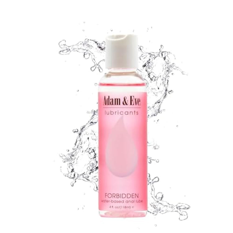 Forbidden Water-Based Anal Lube for Private Pleasure and Toy Use - 8 Oz Non-Sticky Formula