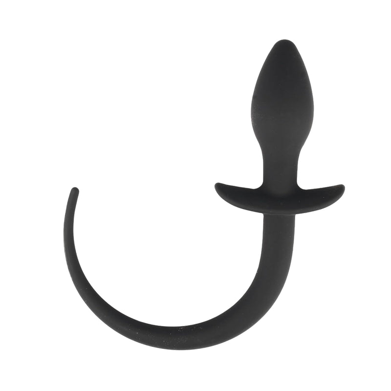 Butt Anal Plug With Imitation Dog Tail For Adult Play, Waterproof Silicone Buttplug 3Cm With 22Cm Puppy Tail, Sexy Tail Plug For Beginners Couples, Sm Sex Toys Flirt For Women Men