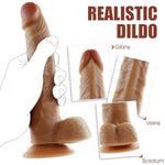 Realistic Dildo Vibrating Sex Toys,10 Modes Vaginal G Spot Stimulator Anal Vibrator With Remote Control & Suction Cup,Lifelike Penis Cock Prostate Massager Masturbator For Women Men Couple Beginner